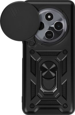 Coque MAYAXESS Xiaomi Redmi 14C Antichoc Bague Noir