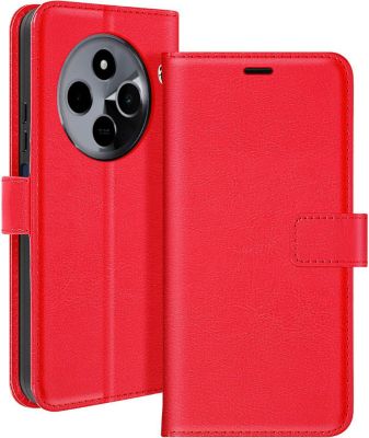 Etui MAYAXESS Xiaomi Redmi 14C Portefeuille Rouge