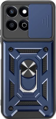 Coque MAYAXESS Honor 200 Smart Antichoc Bague Bleu Nuit Coque MAYAXESS Honor 200 Smart Antichoc Bague Bleu Nuit