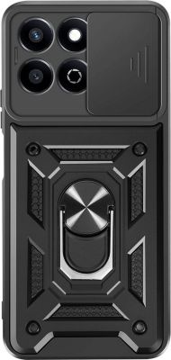 Coque MAYAXESS Honor 200 Smart Antichoc Bague Noir