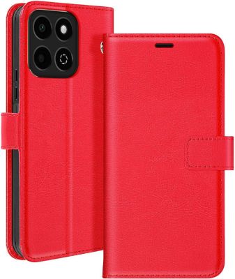 Etui MAYAXESS Honor 200 Smart Portefeuille Rouge