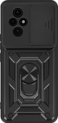 Coque MAYAXESS Honor 200 Bague Noir Coque MAYAXESS Honor 200 Bague Noir