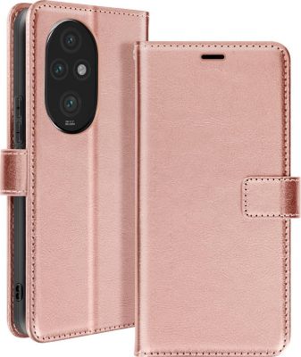 Etui MAYAXESS Honor 200 Pro Portefeuille Rose Gold