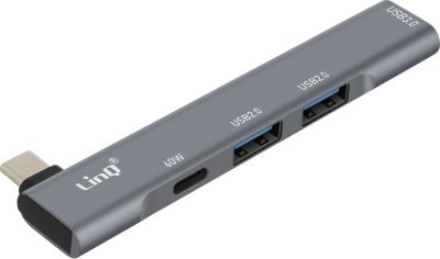 Hub LINQ Hub USB C vers USB-C 60W + 3x USB