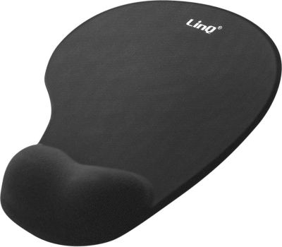 Tapis de souris LINQ Tapis de Souris Repose-poignet Noir