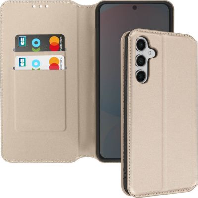 Etui AVIZAR Samsung Galaxy S24 FE Portefeuille Or