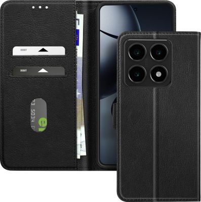 Etui AVIZAR Xiaomi 14T Pro Portefeuille Noir