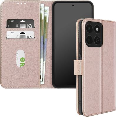 Etui AVIZAR Honor 200 Smart Portefeuille Rose Gold