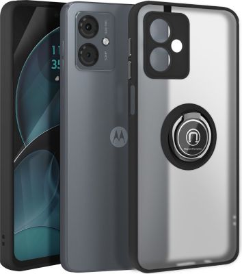 Coque AVIZAR Motorola Moto G14 Bague Support Noir