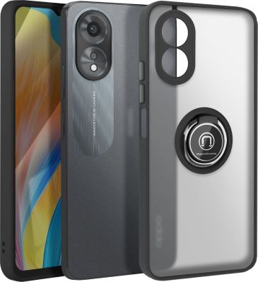 Coque AVIZAR Oppo A38 Bague Support Noir Coque AVIZAR Oppo A38 Bague Support Noir