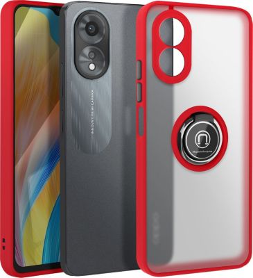 Coque AVIZAR Oppo A38 Bague Support Rouge