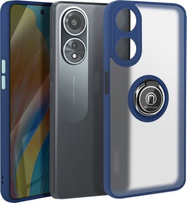 Coque AVIZAR Oppo A58 Bague Support Bleu Nuit