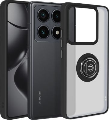 Coque AVIZAR Xiaomi 14T Pro Bague Support Noir