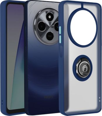 Coque AVIZAR Xiaomi Redmi 14C Bague Support Bleu Nuit
