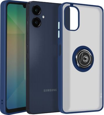 Coque AVIZAR Samsung Galaxy A06 Bague Support Bleu