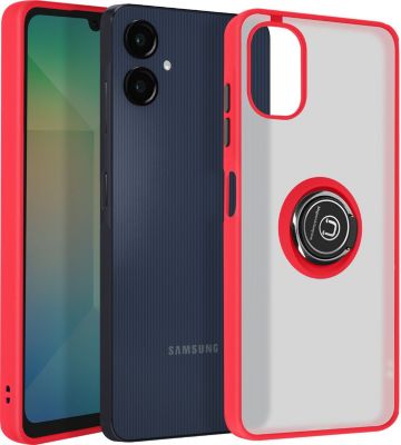 Coque AVIZAR Samsung Galaxy A06 Bague Support Rouge