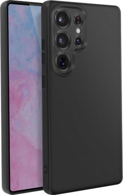 Coque AVIZAR Samsung S25 Ultra Silicone Mat Noir