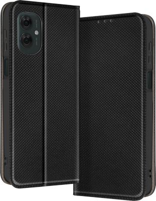 Etui AVIZAR Motorola Moto G55 Porte-carte Noir