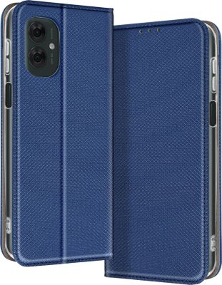 Etui AVIZAR Motorola Moto G55 Porte-carte Bleu Nuit
