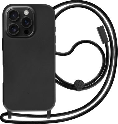 Coque avec cordon AVIZAR Cordon iPhone 16 Pro Max Lanière Noir