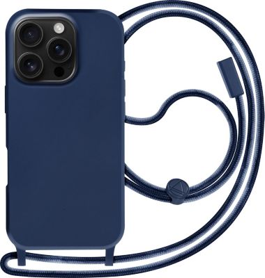 Coque avec cordon AVIZAR Cordon iPhone 16 Pro Max Lanière Bleu