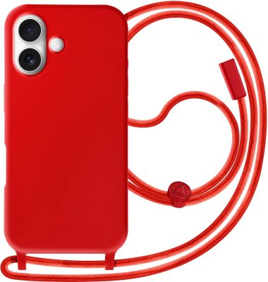 Coque avec cordon AVIZAR Cordon iPhone 16 Lanière Rouge Coque avec cordon AVIZAR Cordon iPhone 16 Lanière Rouge