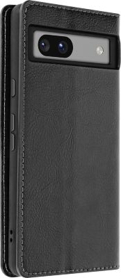 Etui AVIZAR Google Pixel 7a Porte-carte Cuir Noir