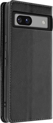 Etui AVIZAR Google Pixel 7a Porte-carte Cuir Noir