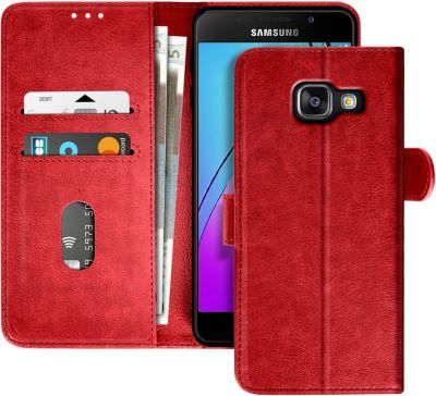 Etui AVIZAR Samsung Galaxy A3 Portefeuille Rouge