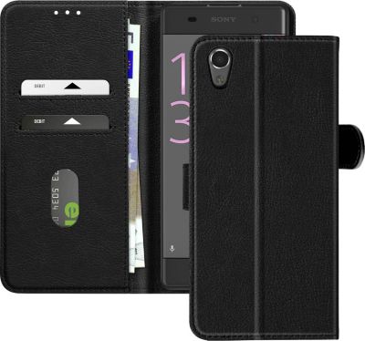 Etui AVIZAR Sony Xperia XA Portefeuille Noir