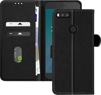 Etui AVIZAR Xiaomi Mi A1 Portefeuille Noir