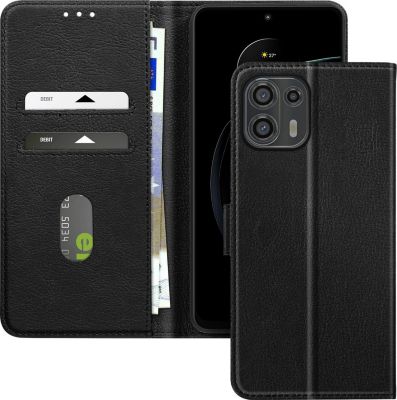 Etui AVIZAR Motorola Edge 20 Lite Portefeuille Noir