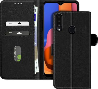 Etui AVIZAR Samsung Galaxy A20s Portefeuille Noir