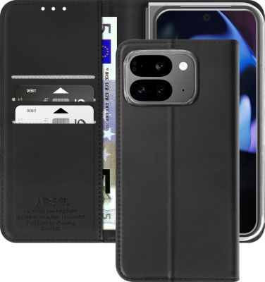 Etui ABEEL Google Pixel 9 Pro Fold Anti-RFID Noir
