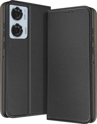 Etui AVIZAR Motorola Edge 50 Fusion Clapet Noir
