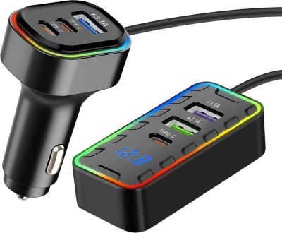 Chargeur allume cigare AVIZAR Avizar Chargeur Voiture 22.5W 3 USB-C +