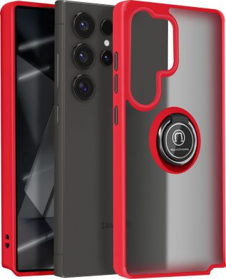 Coque AVIZAR Samsung S25 Ultra Bague Support Rouge