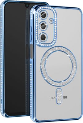 Coque AVIZAR Diamant Samsung Galaxy A16 MagSafe Bleu