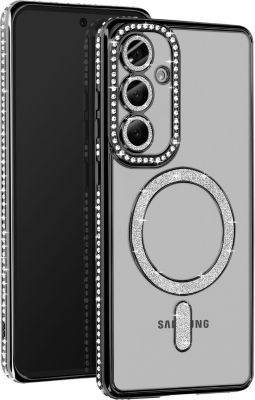 Coque AVIZAR Diamant Samsung S24 FE MagSafe Noir Onyx