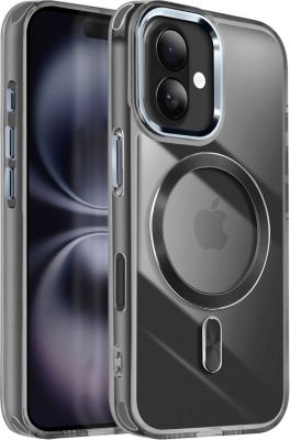 Coque AVIZAR MagSafe iPhone 16 Cristal Noir Coque AVIZAR MagSafe iPhone 16 Cristal Noir