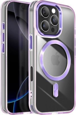 Coque AVIZAR MagSafe iPhone 16 Pro Cristal Violet