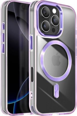 Coque AVIZAR MagSafe iPhone 16 Pro Max Cristal Violet