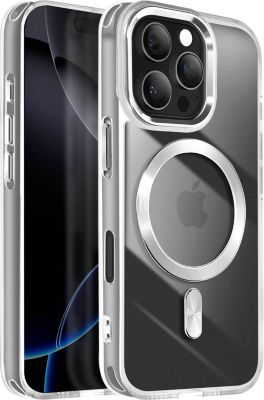Coque AVIZAR MagSafe iPhone 16 Pro Max Cristal Argent