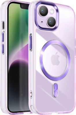 Coque AVIZAR MagSafe iPhone 14 et 13 Cristal Violet Coque AVIZAR MagSafe iPhone 14 et 13 Cristal Violet