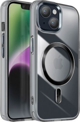 Coque AVIZAR MagSafe iPhone 14 et 13 Cristal Noir