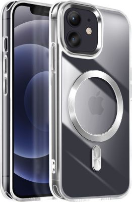 Coque AVIZAR MagSafe iPhone 12 Pro Cristal Argent