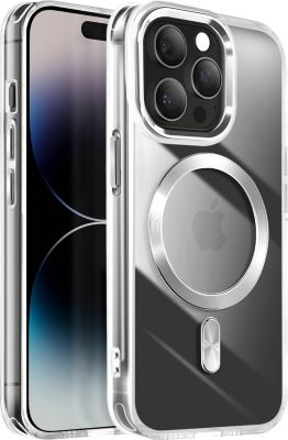Coque AVIZAR MagSafe iPhone 14 Pro Cristal Argent