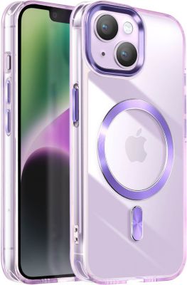 Coque AVIZAR MagSafe iPhone 14 Plus Cristal Violet