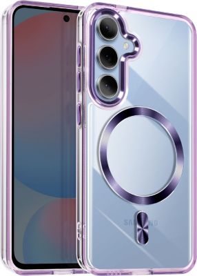 Coque AVIZAR MagSafe Samsung S24 , S25 Cristal Violet