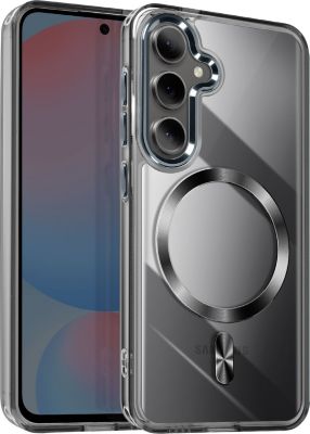 Coque AVIZAR MagSafe Samsung S24 et S25 Cristal Noir